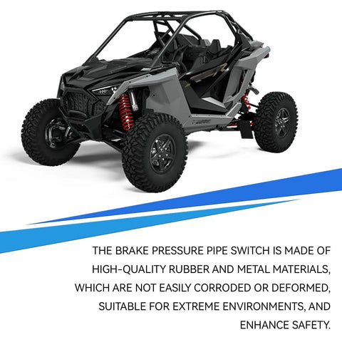 Brave Polaris UTV showcasing Brake Pressure Switch Kit With Seal Washers For Polaris UTVs 2015 To 2025 RZR Ranger General Sportsman Fixes