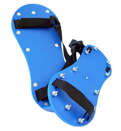 Pro Grade Epoxy Floor Spiked Sandals With 3/4 Inch Spikes, Durable Plastic Soles, And Adjustable Nylon Straps, Sold In Pairs