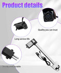 KDPT007 Recliner Linear Actuator Electric Motor Replacement For Power Lift Chairs showing actuator motor details including connectors.