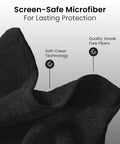 Screen-Safe Microfiber Cloth for Streak-Free Screen Cleaner Wipes For TV, Computer, Laptop, iPad And Monitor, No Residue