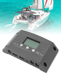 Beefed Up 50A MPPT Solar Charge Controller With LCD Display And Dual USB Ports For 12V 24V Auto Adaptive Charging Ideal For Solar Panels Camping And Outdoor Adventures on a sailboat