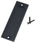 7 Inch Barn Door Finger Pull Set Black Beefy Heavy Duty Invisible Door Handle For Gates Garages Sheds Barn Doors And Pocket Doors Flat Bottom Easy To Install Made From Rust Resistant Carbon Steel For Long Lasting Use 1 Pack