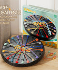 Box and board of Rope Untangling Puzzle Game For Kids And Adults, Educational Strategy Board Game For Family Travel And Party Fun