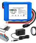 12V 6Ah Lithium Battery With Charger For DIY Projects And Kids Ride On Cars RC Cars Robots Solar Panels And LED Lighting