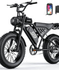 Electric Dirt Bike For Adults With 2500W Peak Motor, 36MPH Top Speed, 100 Miles Range, 48V 20Ah Removable Battery, 20 Inch Fat Tire All Terrain Ebike