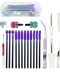 All In One Sewing Machine Cleaning Kit With Tweezers Double Headed Brush Tons Of Screwdrivers Seam Rippers Silicone Brushes
