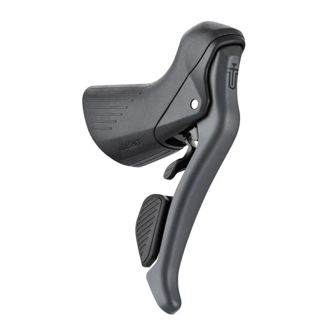 Drop Bar Shift And Brake Lever Set For 1x 10-Speed Sword Compatible Gray With High Pivot Braking Leverage side view