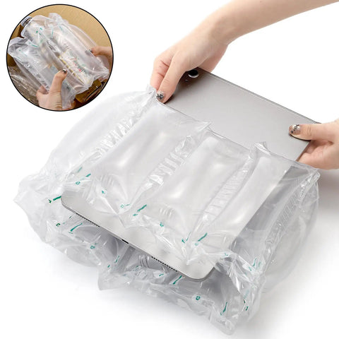 400 Count Air Pillows For Shipping Roll With Pump Inflatable Air Cushions Leak Proof Bag Stuffing To Protect Your Packages