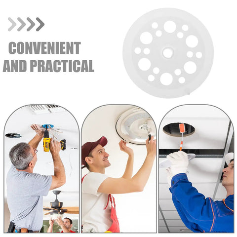 Must Have Plastic Insulation Board Washer Kit With Reinforced Structure For Quick Installs 100 Flat Round Plastic Fasteners For Ceiling And Wall Mounting Strong Secure Fit That Lasts white plastic round washer for ceiling insulation board mounting