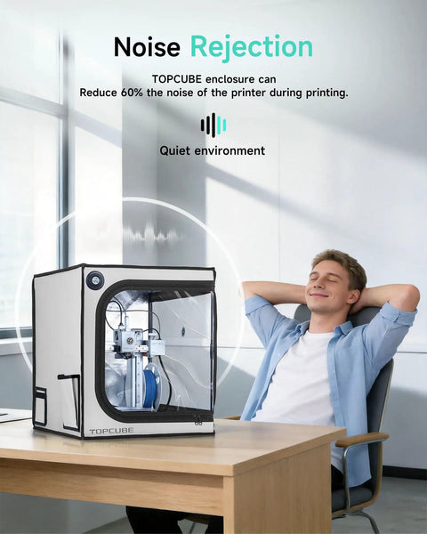 Heavy Duty 3D Printer Enclosure For Bambu Lab A1 Mini With Integrated Led And Temp Control Built To Keep Your Workspace Chill And Crush All Warping Stress For Nailed Prints Daily In Sleek Light Grey