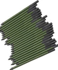 Replacement Moisture Pins 2 Inch Insulated 24 Pack For Wood Moisture Meters, green durable probes with black tips