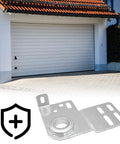 Heavy Duty Tough As Nails Bearing End Plates Brackets For Garage Doors 3 3/8 Inch 2 Inch Track Compatible With Wood Or Steel Doors