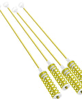 Beefed-Up Washer Suspension Rod Kit 4 Pack For Front Load Washers, Heavy-Duty Steel Springs, 1.4x Thicker Rods To Stop Sag And Vibration, Fits WA44A3405AP A4 And WA40A3005AW A4 Models, four rods with springs