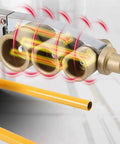 Heavy Duty Pro Grade 1000W 220V Plastic Pipe Weld Kit With Six Diameter Welding Heads, Water Pipe Fusion Tool in action