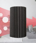 Studio Ready Acoustic Foam Panels To Kill Background Noise And Boost Room Vibes For Home Offices Studios And Classrooms, black foam column.