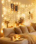 300 LED Dimmable Fairy String Lights With Remote And Timer USB Powered Warm White Indoor Decor for Room Wall Party Xmas Eight Modes Memory