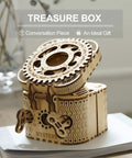 3D Wooden Puzzle Password Box Kit For Adults And Teens With A Hidden Combination Lock Mechanism Laser Cut Wood No Glue Required Clear Instructions Mind Bender Gift For Christmas Or Birthday, open treasure box