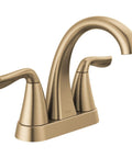 Arvo Centerset Bathroom Faucet Champagne Bronze 2 Handle 3 Hole Sink Faucet For Modern Bathrooms Easy DIY Installation 25840LF CZ