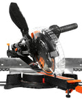 Pro Level 15 Amp 12 Inch Dual Bevel Sliding Compound Miter Saw with LED guide and compact design for precise cuts.
