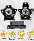 All In One Front Left And Right Engine Motor Mount And Transmission Mount Kit Three Piece Set For 2014 To 2018 Silverado Sierra 1500 V8 And 2015 To 2020 Escalade Suburban Tahoe Yukon XL 4WD Direct Fit OE Replacement 84175582 84175583 A2638