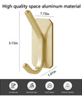 Heavy Duty Self Adhesive Hooks Set For Home Office And School Strong Wall Hangers With 30 Lb Load Easy No Tool Installation Damage Free