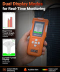 Rechargeable Refrigerant Leak Detector With Japanese Sensor, Three Sensitivity Levels, TFT Display, Three Alarm Modes, AC Gas Sniffer For R134a R410A R22 R1234YF R32, Pro Grade HVAC Tool in hand