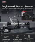 Toyota Tacoma 4WD And 1996-2002 4Runner Power Steering Rack And Pinion Assembly in test setup for durability validation.