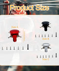 Aluminum RC Rotor Head With Screws Replacement Kit For Helicopters Plug And Play Easy To Install Durable Spare Part for sizes A, B, C