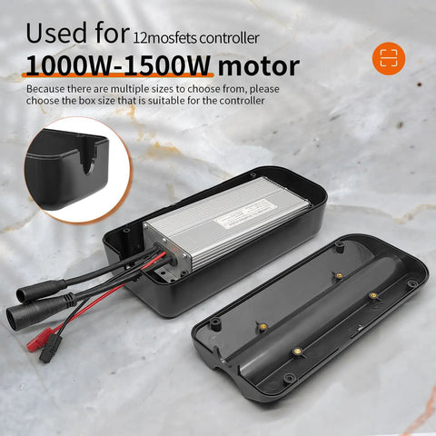 Large Electric Bicycle And Scooter Controller Box With Heavy Duty Frame Mount Dustproof Motor Controller Housing E Bike Conversion Component 9.8 Inches By 4.1 Inches By 2.9 Inches Fits Most Ebikes And Scooters