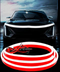 Lit 70 Inch 12V LED Hood Light Strip With Flexible Waterproof Design, Daytime Running Lights For Cars, SUVs, Trucks