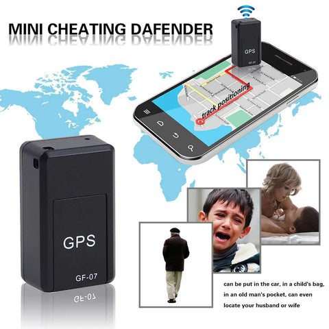 Real Time Portable GPS Tracking Device With Satellite Positioning For Vehicles And Moving Objects On The Go Magnetic Mount Beat Theft And Keep Tabs Always Safe displayed with map on smartphone screen