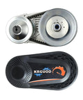 Bolt On 30 Series Torque Converter Kit For Predator 212cc Go Kart CVT Clutch Replacement With Three Quarter Inch Bore And 10T 40 41 Chain Plus 12T 35 Chain Replacement For 218353A Manco Comet TAV2 shown from the top view.