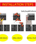 Installation steps for Interlock Kit For Vertical 150 Amp And 200 Amp Panels With Two And One Quarter Inch Spacing
