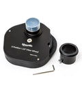 Nine Position 1.25 Inch Telescope Filter Wheel With Quick Change, Holds Up To Nine Standard 1.25 Inch Filters, Includes T2 Connector