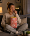 Popcorn Bags 120 Pack 1oz Servings Bulk For Popcorn Machines Movie Nights And Home Theater Snacks Made From Food Grade Paper
