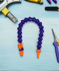 Plastic Air Hose Nozzle Fits Milling Machine Air Compressor Sick Design Cleans Dust Fast Cooling And Portable Misting System Ideal For Drill Mill Engraver Needs Airflow Keeps Gear Chill Heavy Duty Work Badass Pressure Super Solid, purple flexible hose with orange nozzle