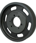 P1128M30-SK Sprocket With Quick Disconnect Hub Bushed For Heavy Duty Industrial Machinery, precision machined steel drive component.
