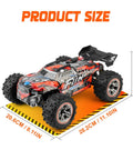 One Eighteen Scale Brushless RC Car 4WD Off Road Remote Control Truck Reaches Sixty KMH Speed All Terrain Toy dimensions