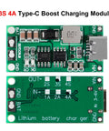 Plug And Play Duo Pack Of Solid Type C Bms Boards Offering 3s 4a Charge Rates With Integrated Step Up Boost Circuits for USB charging modules