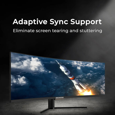Curved 49 Inch Ultrawide Gaming Monitor For Game Night Vibes With 32 By 9 3840x1080 Resolution 144Hz Refresh 3ms HDR400 Adaptive Sync USB C 65W HDMI DisplayPort PBP PIP KVM 1800R Curvature American Seller