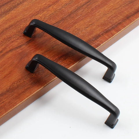 10 Pack 3 3/4 Inch 96mm Matte Black Cabinet Pulls For Modern Kitchen Cabinets Vanity And Wardrobe, Farmhouse Dresser Handles