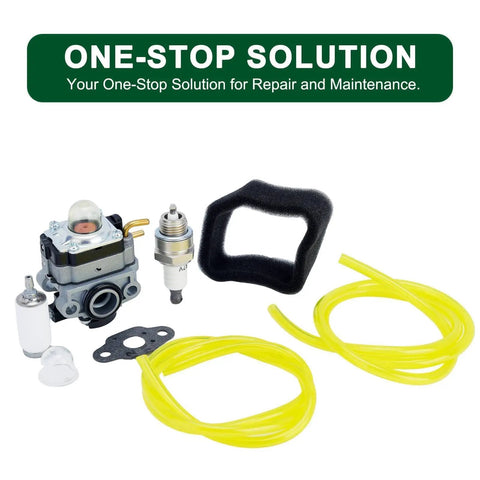 Carburetor Kit For Ryobi 25cc Gas String Trimmer RY251PH RY252CS RY253SS RY254BC Replacement Part For 2 Cycle Weedeater Tools