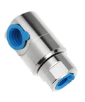 Half Inch Hose Reel Swivel With Grease Zerk Fitting, Pro Grade Heavy Duty 90 Degree Inlet Outlet One Half Inch, Steel Material