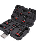 Top Tier Ft Vogue 11 Piece Impact Socket Adapter Set Made From Tough Cr V Steel With Secure Spring Loaded Ball Detents To Kick Up Automotive Repairs And Home Improvement Projects Like The Boss. 11-piece Cr-V steel adapters in case