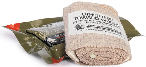 Compact First Aid Kit For Bleed Control On The Go With Vacuum Sealed Pack Includes Compressed Gauze Petrolatum Gauze ETD Gloves And Surgical Tape