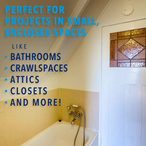 Confined Space Paint Strip Gel For Tight Spots Remove Up To 15 Layers Of Latex Oil Acrylic And Water Based Paints With A Citrus Lime Aroma 1 Gallon Works On Wood Brick Steel Tile And More, ideal for small enclosed spaces like bathrooms and closets