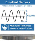 Double Sided CBN Grinding Disk 800 And 1000 Grit Sharpening Wheel Fits WS3000 with aluminum body showing excellent flatness.