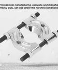 Heavy Duty Bearing Separator Tool And Puller For Cars Alloy Steel, close-up view with bolts, for 30 to 50mm metric gear removal.