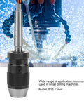 Keyless Self Tightening Drill Chuck B16 Taper 13mm Capacity 3 Jaw Fixture with machine background