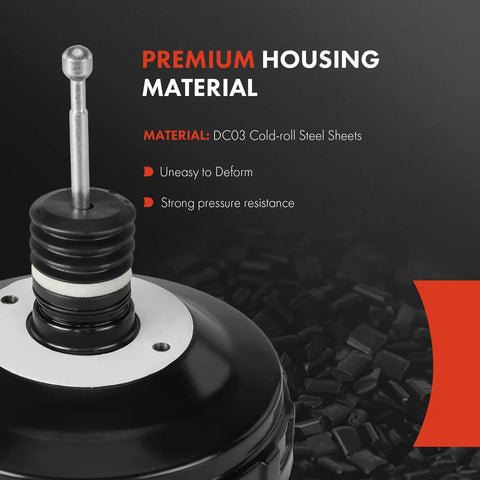 Heavy Duty Vacuum Brake Booster For Buick LaCrosse Regal Malibu Orlando showing premium steel housing and sturdy construction.